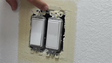 electrical box drywall patch|drywall repair around outlet.